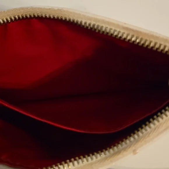 DOONEY & BOURKE White Ostrich Leather Wristlet - Picture 9 of 10